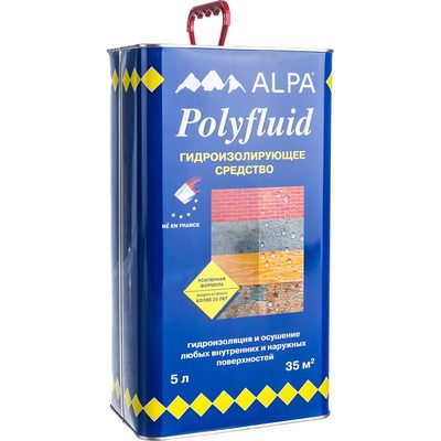 Гидроизолирующее средство ПОЛИФЛЮИД 5 л ALPA 1004085