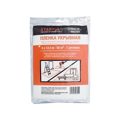 Пленка укрывная 4x12.5 м, 7 мкм STARTUL ST9035-02