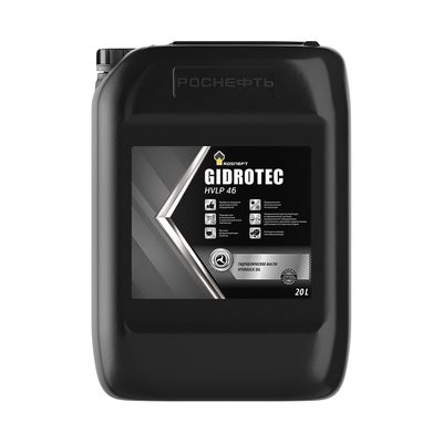 Гидравлическое масло Gidrotec HVLP 46 минер. кан. 20 л РОСНЕФТЬ 40695360