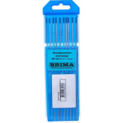 Электроды вольфрамовые WY-20 (10 шт; 2.4х175 мм) BRIMA 0007523