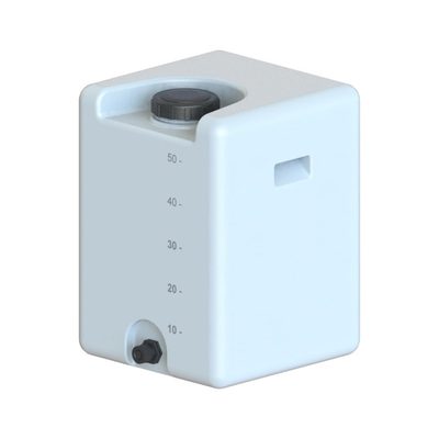 Прямоугольная емкость АНИОН 50 л, с крышкой и заглушкой К50КЗ