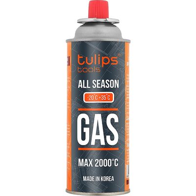 Цанговый баллон с газом Tulips Tools 220г IG13-220