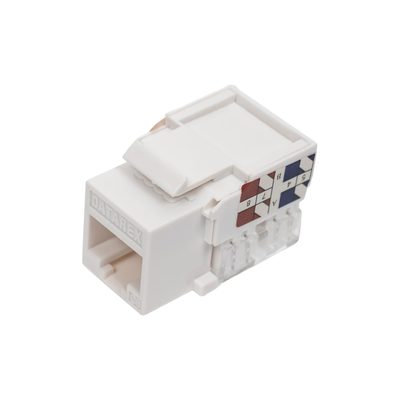 Розеточный модуль DATAREX keystone кат 6 utp 1xrj45 t568a/b белый DR-5103
