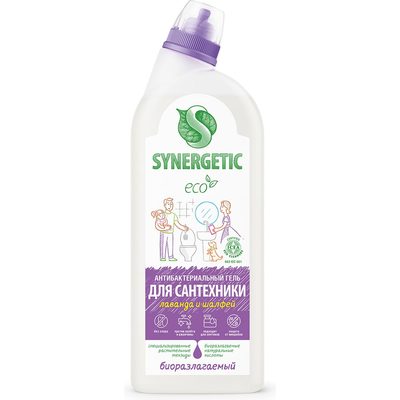 Средство для сантехники SYNERGETIC Лаванда и шалфей 0.7 л 104072