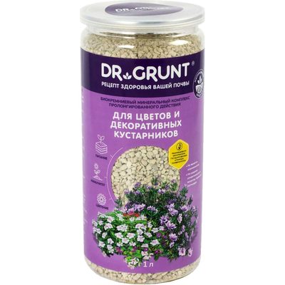 Доктор Грунт для цветов и декор.кустарников, DR.GRUNT 1,0 л 93