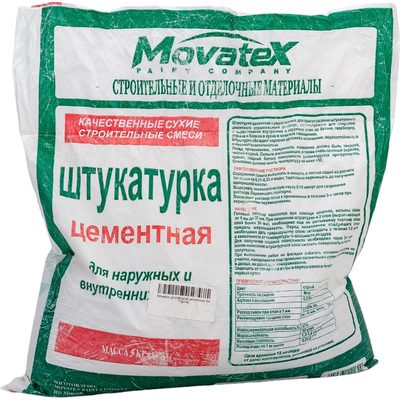 Штукатурка Movatex (цементная; 5 кг) Т39748