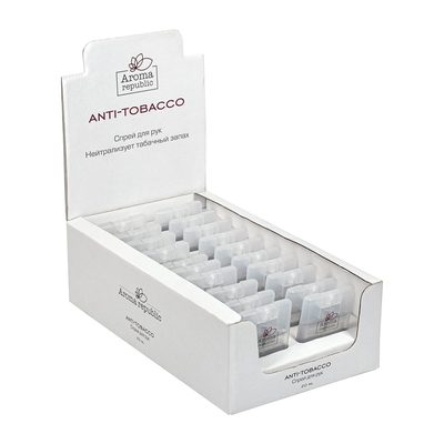 Спрей-нейтрализатор запаха для рук Aroma republic антитабак 20 мл, 90076