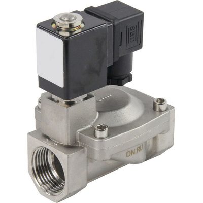Клапан электромагнитный DN.ru VS2W-401N-PU-NC Ду25 Ру16 сталь, пилотный, NBR, 24В DC D130-01542