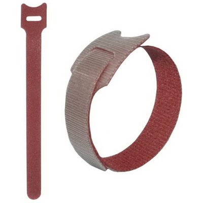 Хомут липучка RUICHI 210х16 мм, красный, 50 шт. 113274