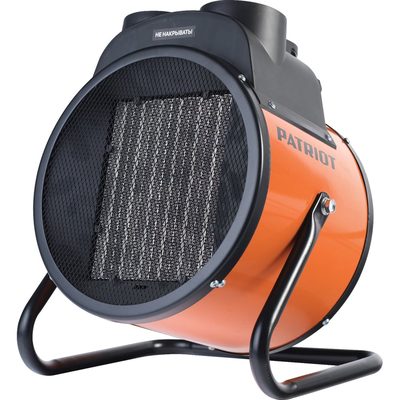 Электрический тепловентилятор Patriot PTR 7S, 5.0 кВт, 220В, терморегулятор, 633307300