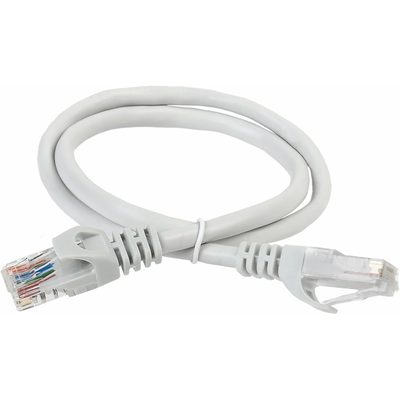 Коммутационный шнур ITK патч-корд, кат.6 UTP, 2м, серый PC01-C6U-2M