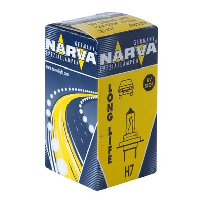Автолампа NARVA H7 55 PX26d LONG LIFE 12V 1 10 100 483293000