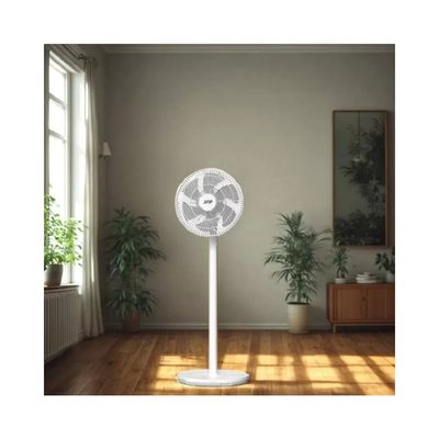 Вентилятор напольный с регулируемой высотой ZDK 300B, белый FAN300B