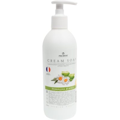 Жидкое крем-мыло Pro-Brite Cream Soap Ромашка и алоэ Premium Quality 500 мл 1609-05