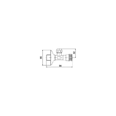 Вентиль для смесителей 1/2" х М10 Valtec VT.281.N.0410 83232