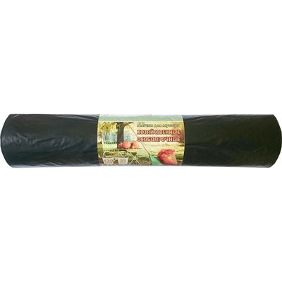 Мешки для мусора Хозяйственные (120 л; 25 шт; ПВД; 25 мкм; черные; 67х105 см) Концепция Быта 00183